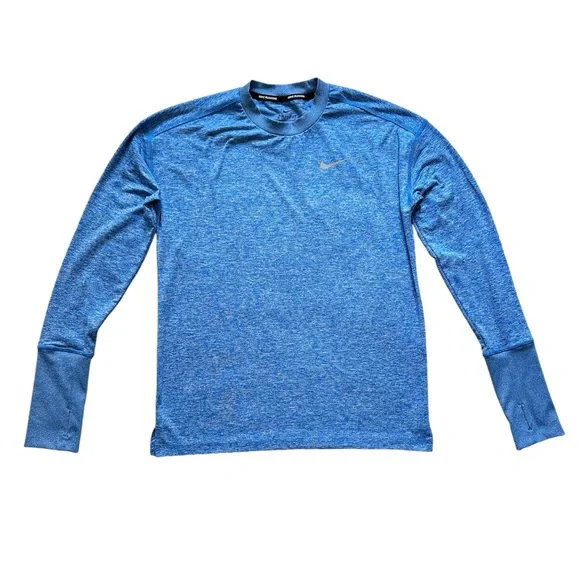 Nike Women’s Dri-Fit Running Long Sleeve Blue Size XS - Picture 1 of 6